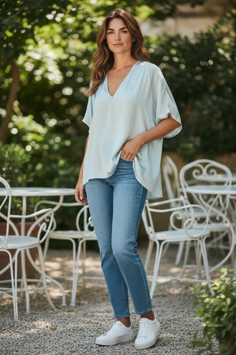 Blusa Seda Verde Cha Animale, Animale, Verde, tamanho 42 — foto 2