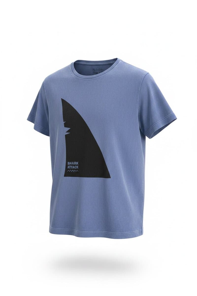 Camiseta Shark Foxton, Azul-claro, tamanho M