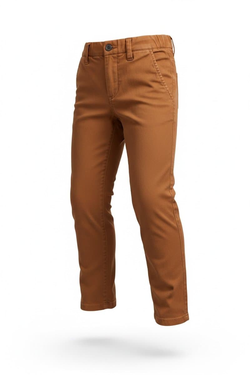 Calça Sarja Caramelo Reserva Mini, Reserva, Marrom-claro, tamanho 2