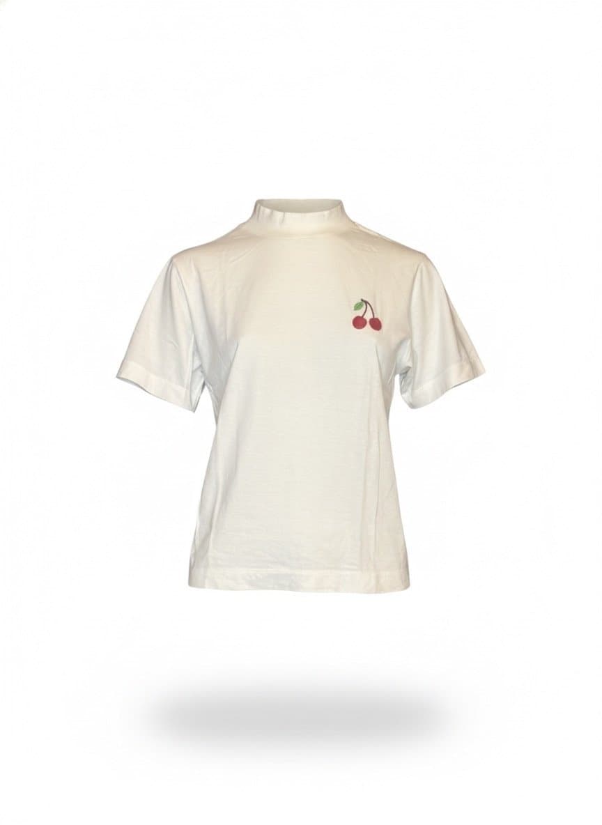 Tee Branca Cereja, Branco, tamanho M