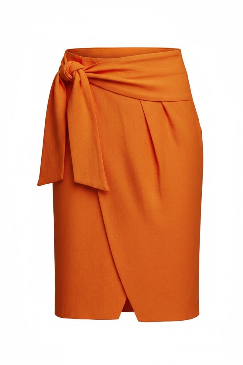 Saia Midi Coral Dress To - com Etiqueta, Dress To, Coral, tamanho G