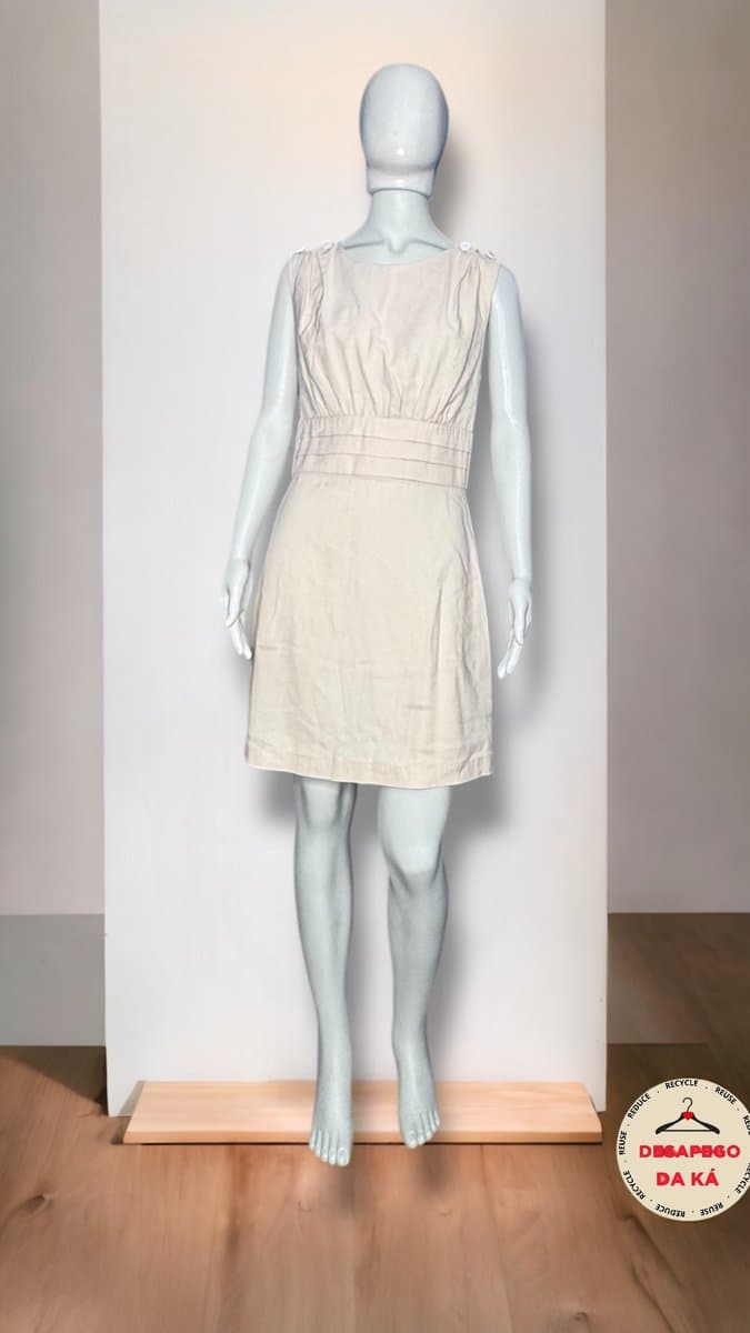 Vestido Areia M Bsoul, Bsoul, Bege, tamanho M — foto 2