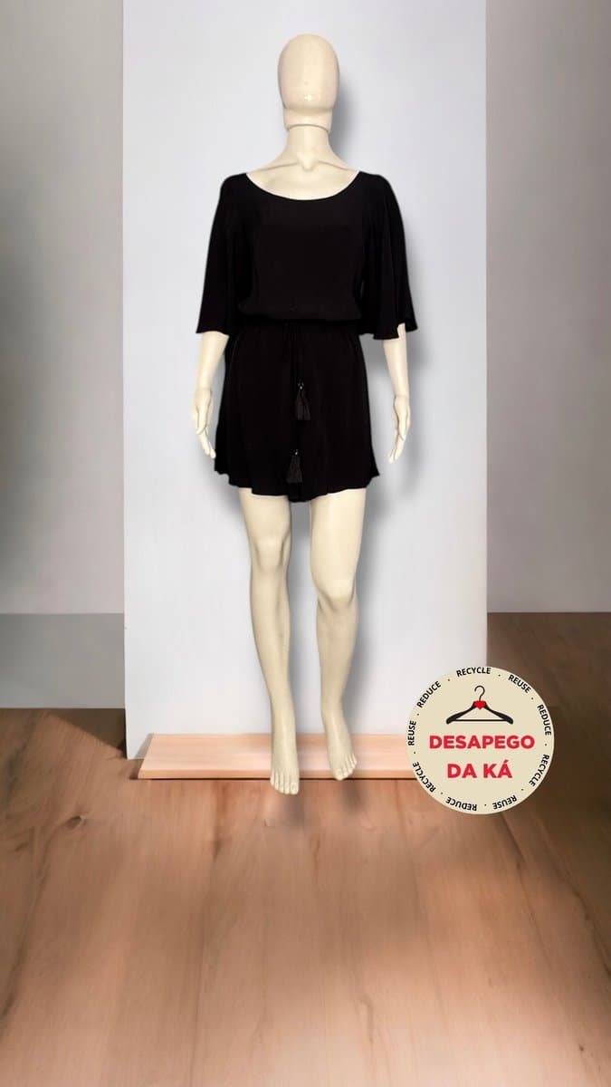 Macaquinho Preto Dress To G, Dress To, Preto, tamanho G — foto 3