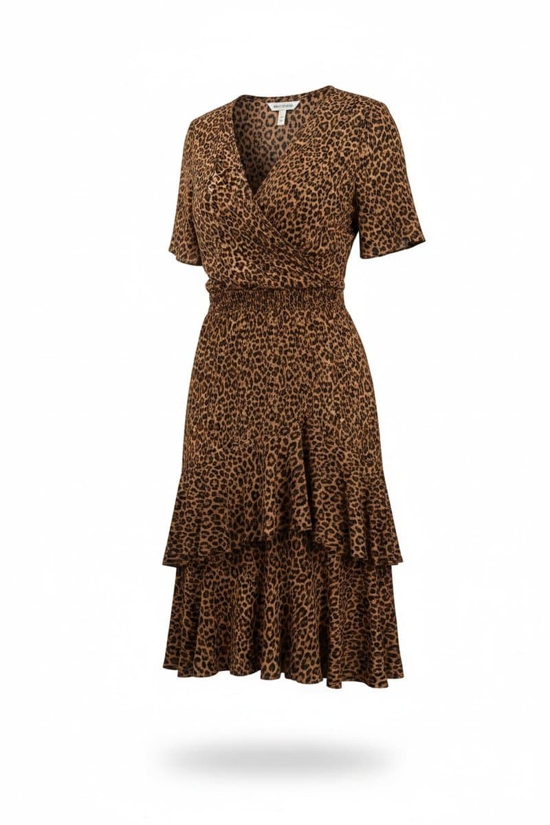 Vestido Onça Angel M,, Estampada, tamanho M