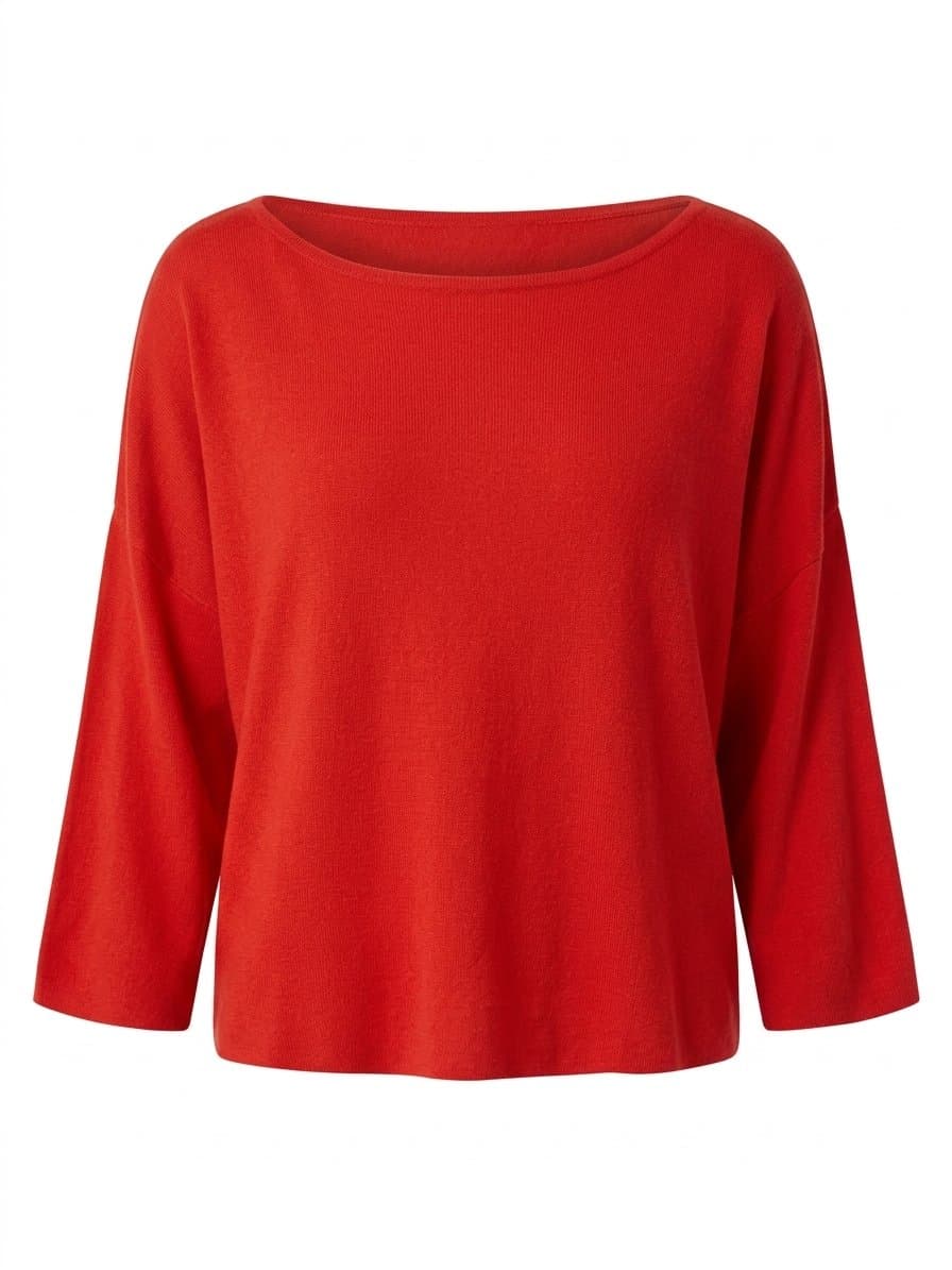 Tricot Vermelho Viviane Furrier, Vermelho, tamanho UN