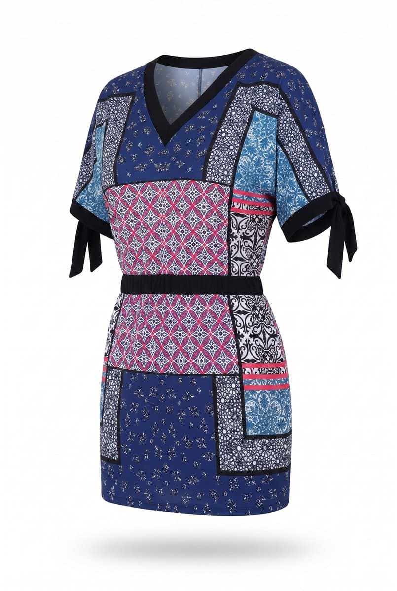 Vestido Estampa Wool Line G, Wool Line, Estampada, tamanho G