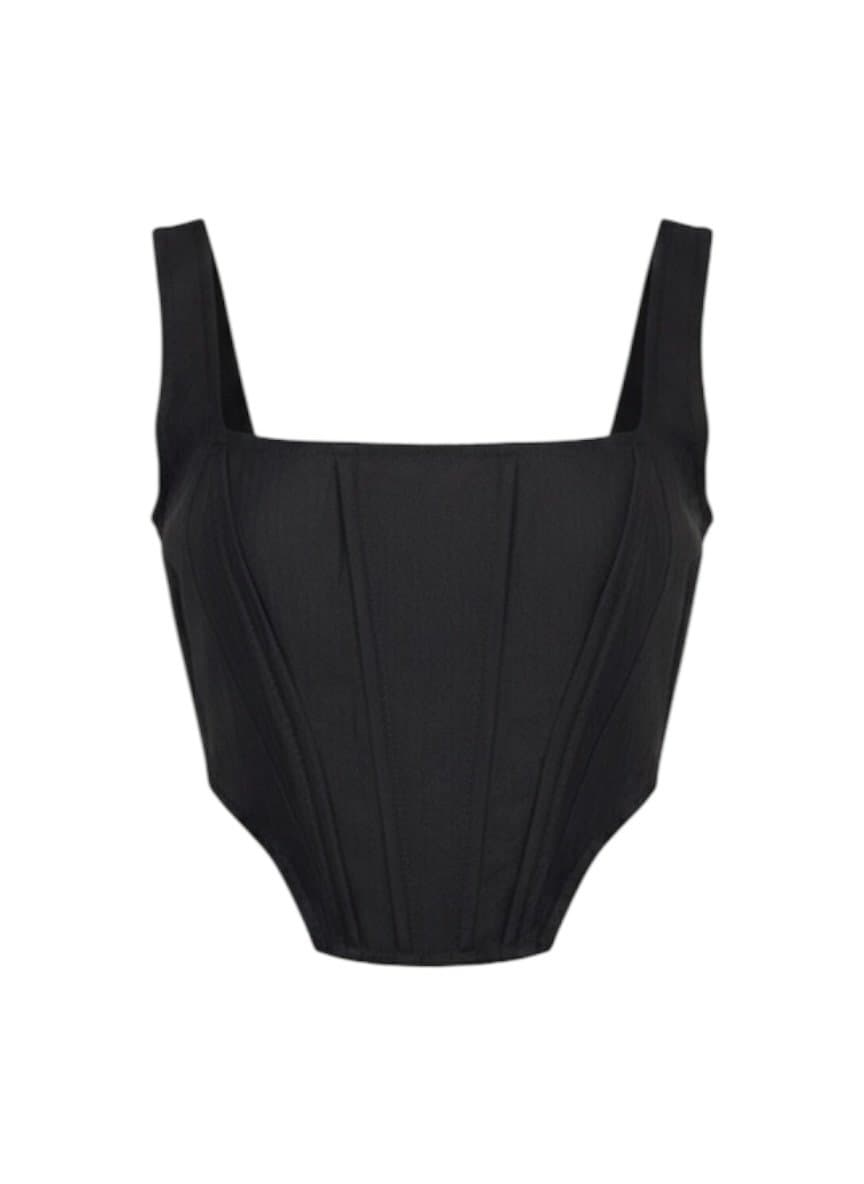 Cropped Shein M, Shein, Preto, tamanho M