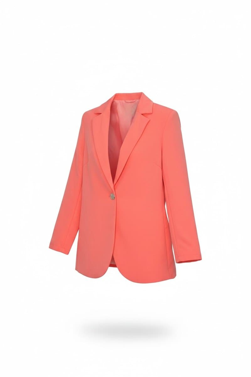 Blazer Alfaiataria Alongado Coral Myft PP-145-OFF-96, Myft, Coral, tamanho PP
