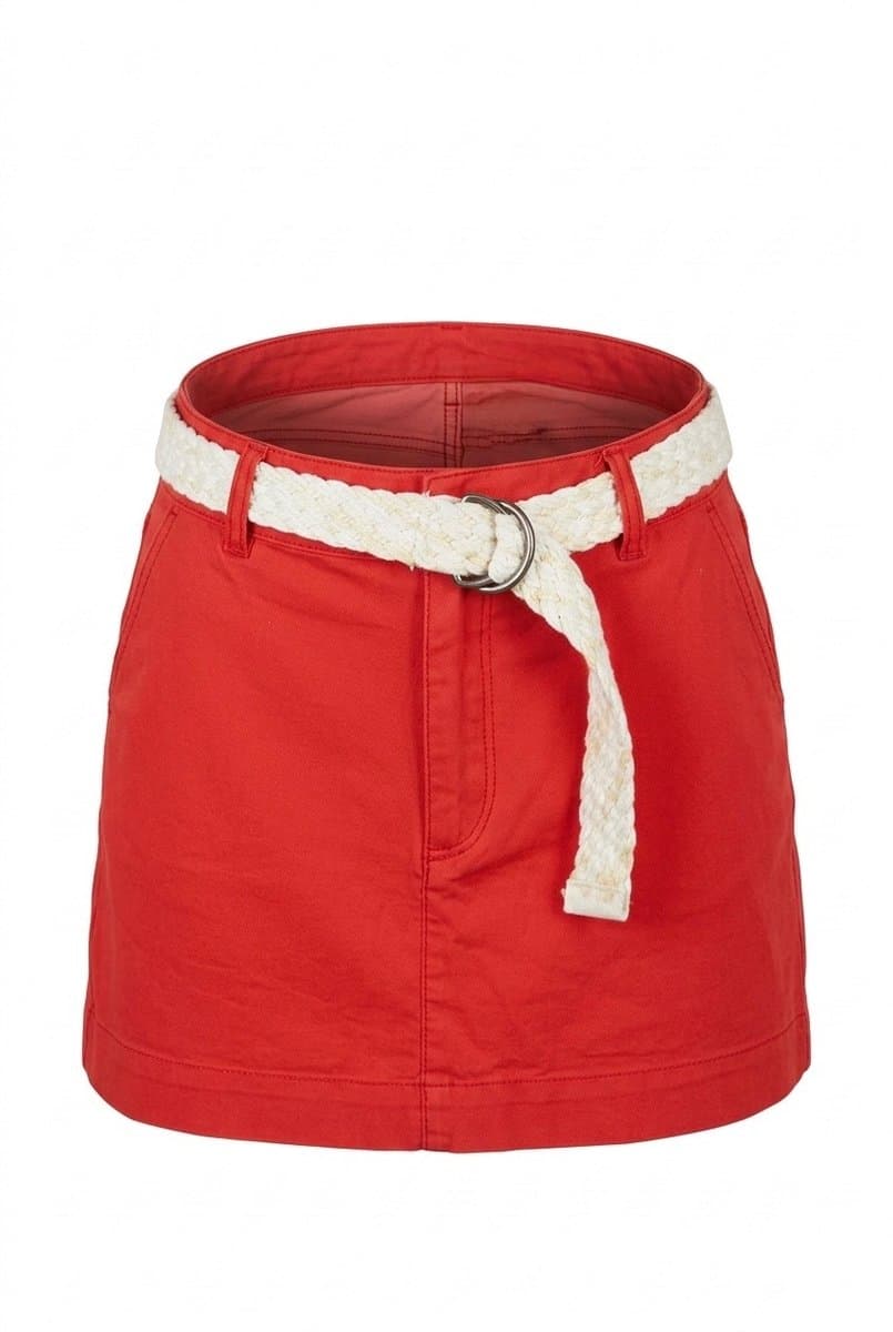 Saia Vermelha Abercrombie 36, Abercrombie & Fitch, Vermelho, tamanho 36