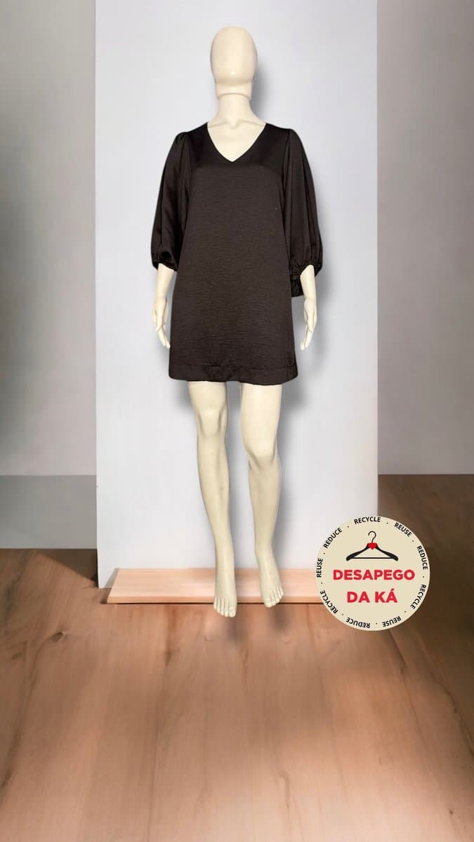 Vestido Preto ML Suit P, Preto, tamanho P — foto 3