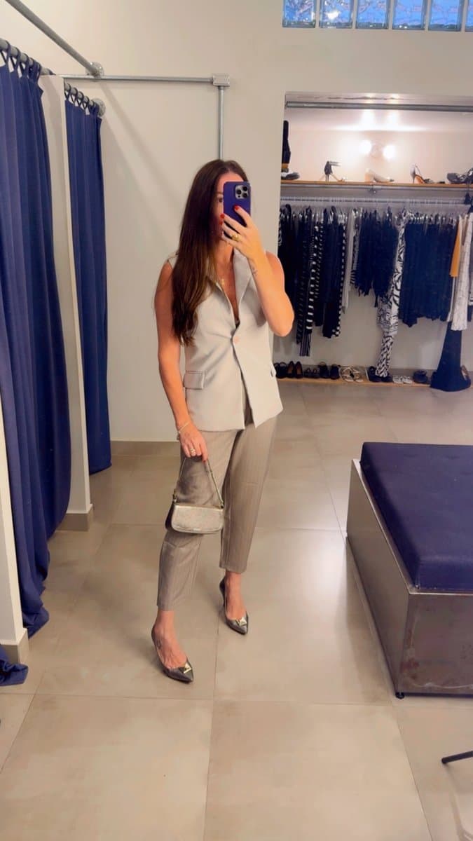 Colete Cinza Kaele 36, Cinza, tamanho 36 — foto 4