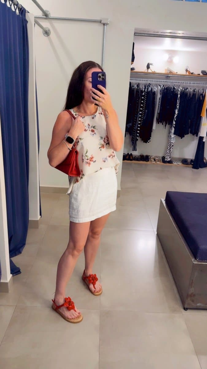 Saia/Shorts Off Maclagem, Branco, tamanho 38 — foto 3