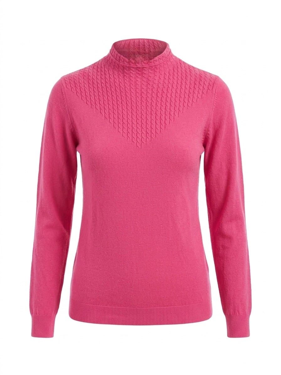 Tricot Pink Dream Fashion, Rosa-chiclete, tamanho M