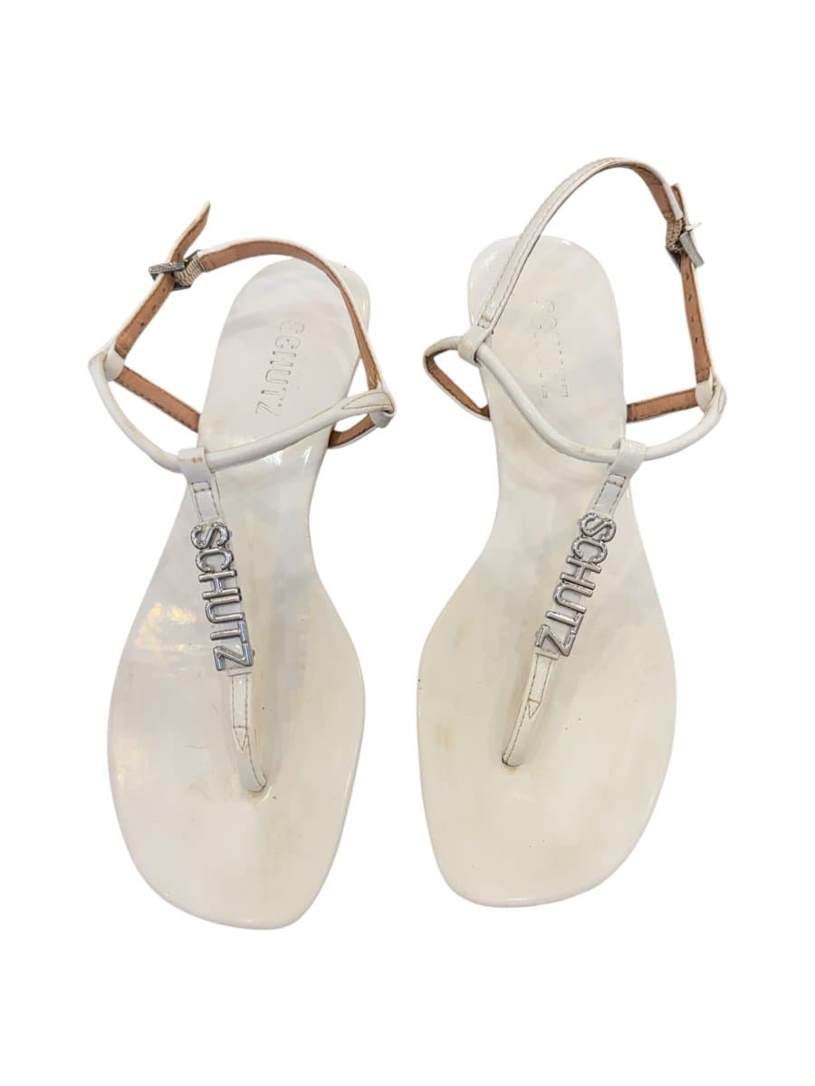 Rasteira Off Schutz, Schutz, Branco, tamanho 37