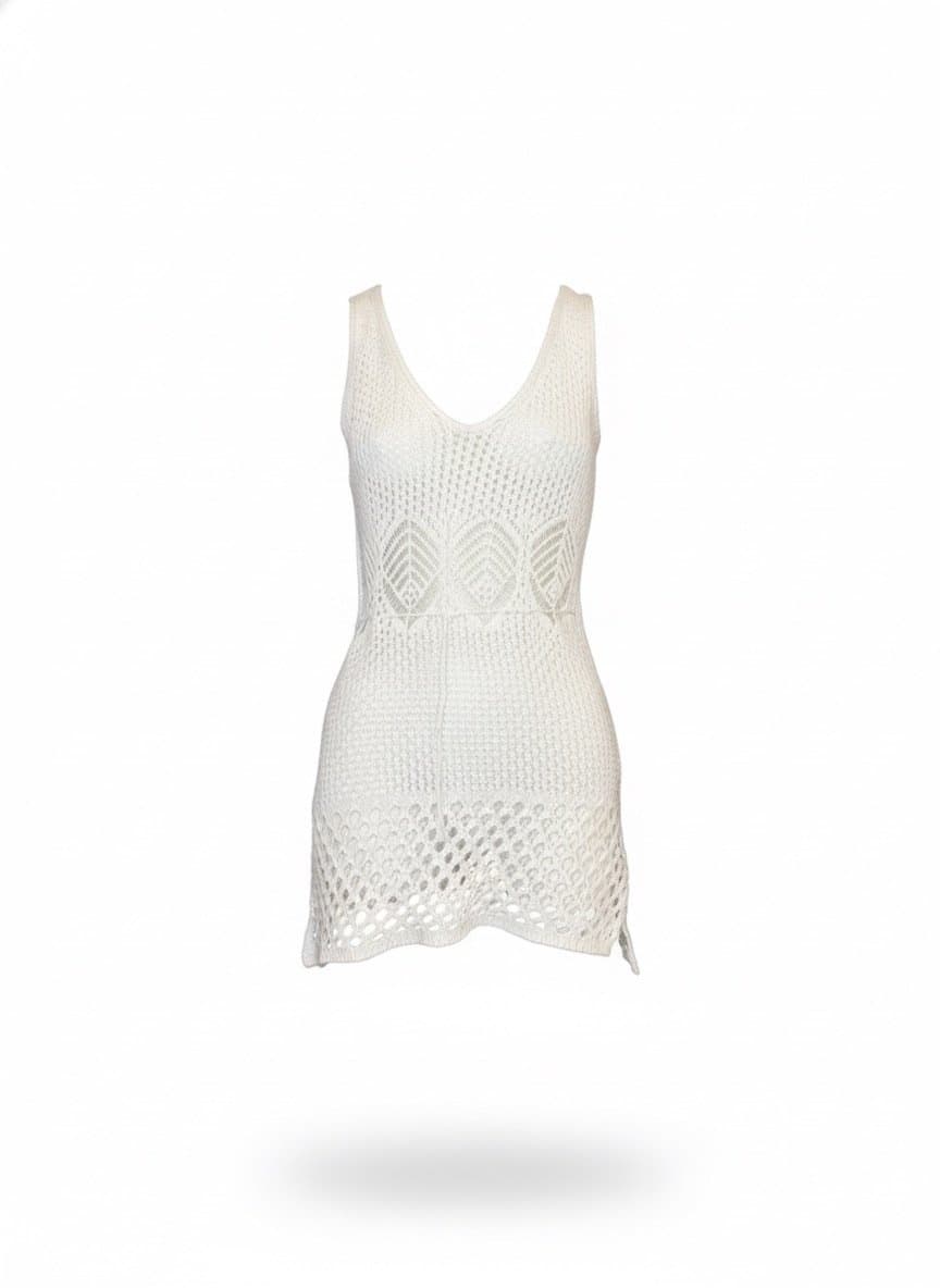 Regata Tricot Branca, Branco, tamanho P