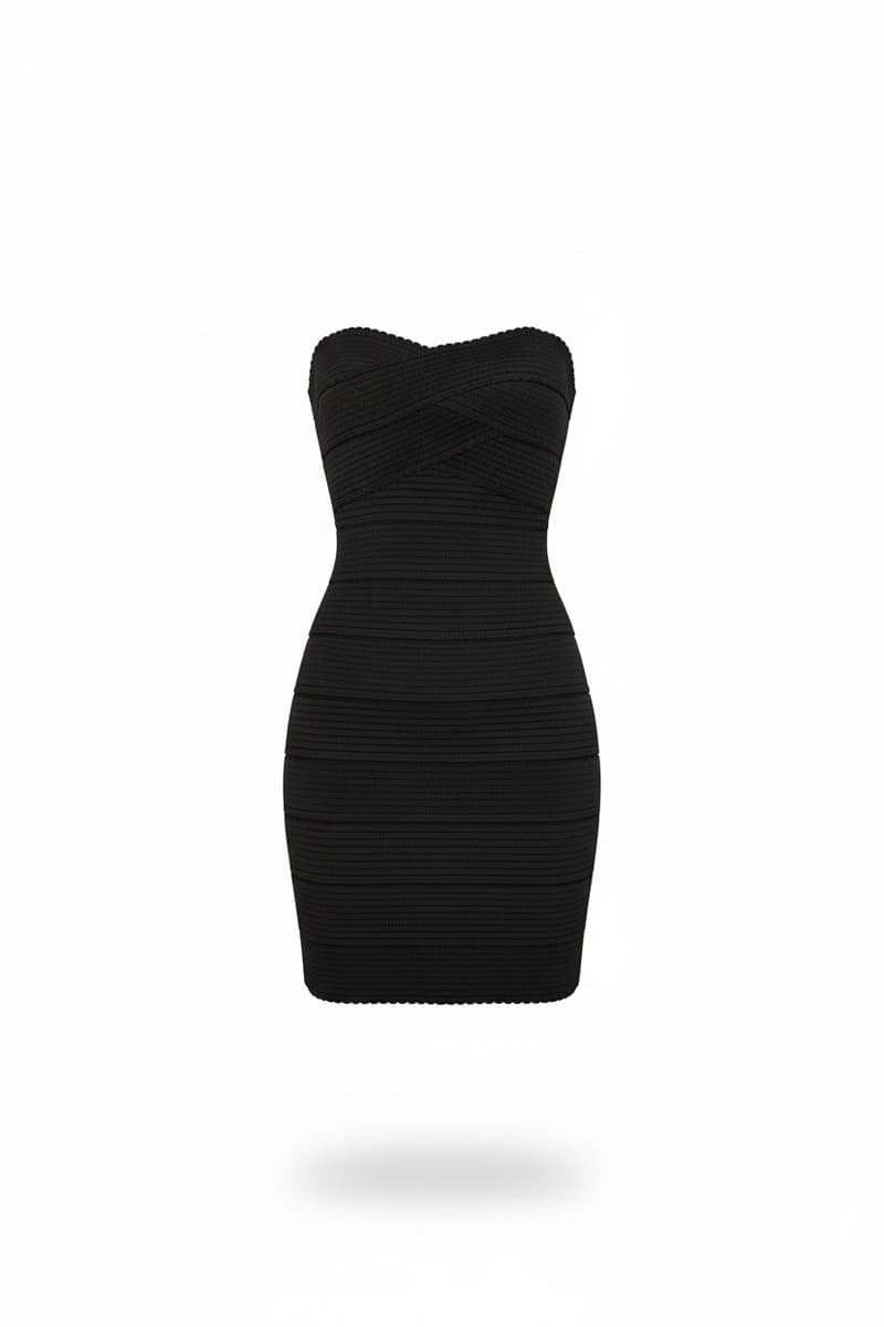 Vestido Bandagem Preto Just Be G, Preto, tamanho G