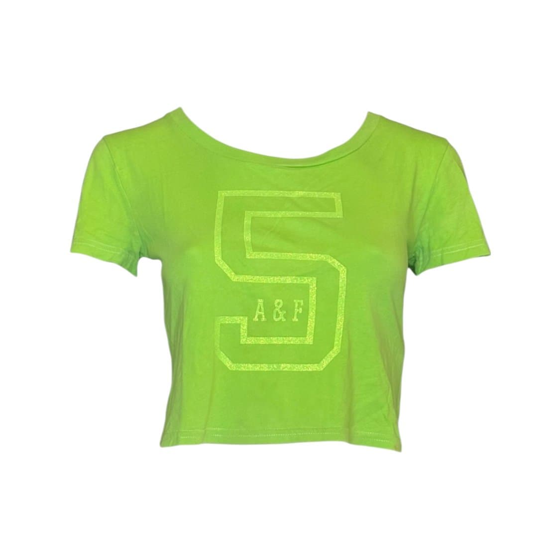 Cropped Verde Abercrombie P, Abercrombie & Fitch, Verde, tamanho P