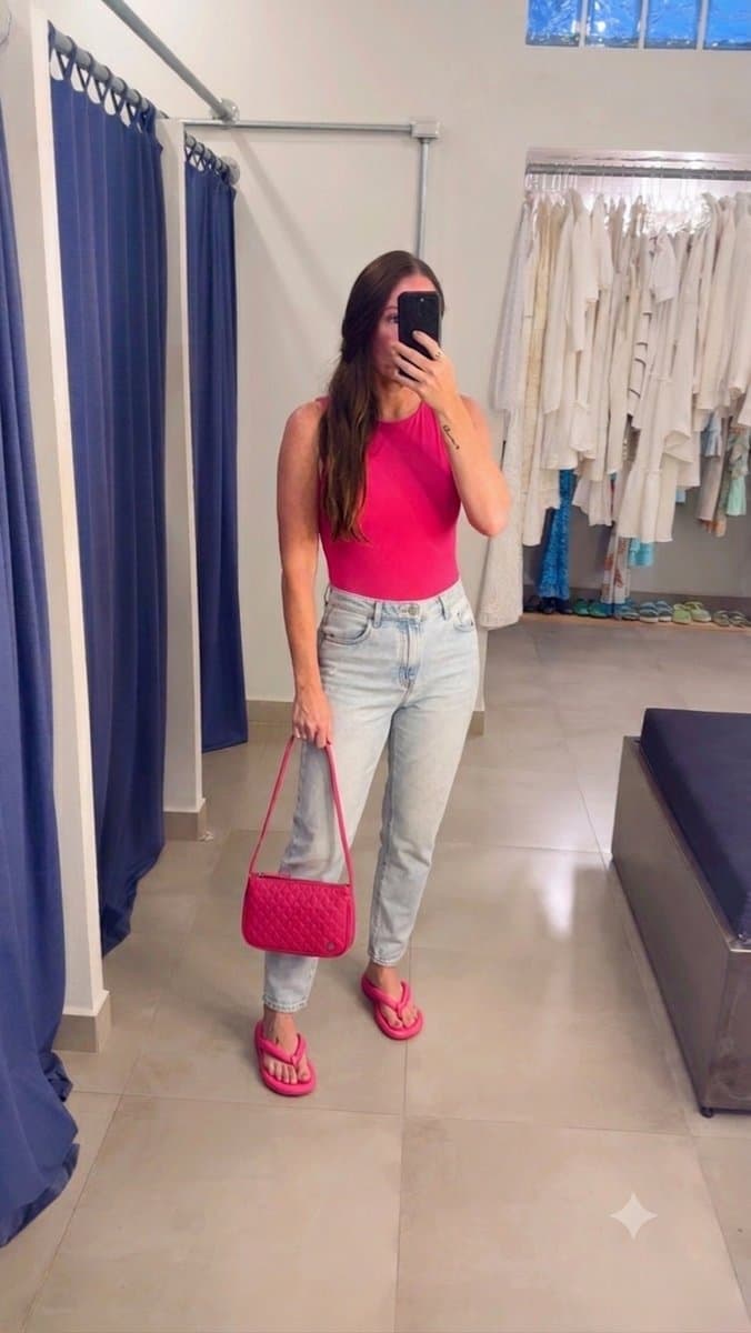 Body Pink Neon Bardoh, Bardoh, Rosa-chiclete, tamanho P — foto 3