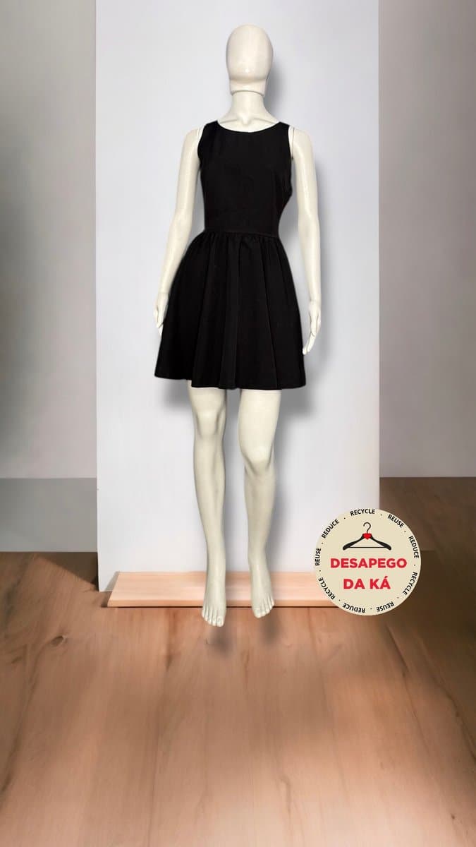 Vestido Preto Lady Like Zara M, Zara, Preto, tamanho M — foto 3