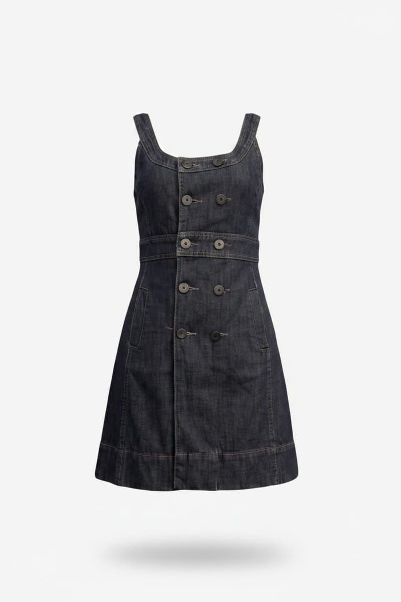 Vestido Jeans Collins, Azul, tamanho 40
