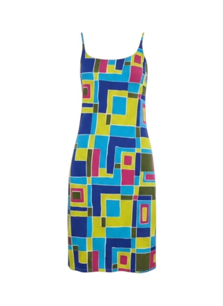 Vestido Midi Colorido Patrimonium P, Estampada, tamanho P
