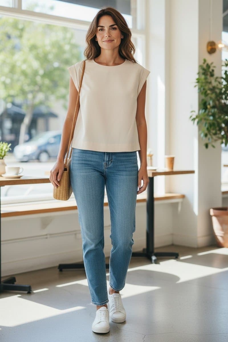 Blusa Areia Evian, Bege, tamanho M — foto 2