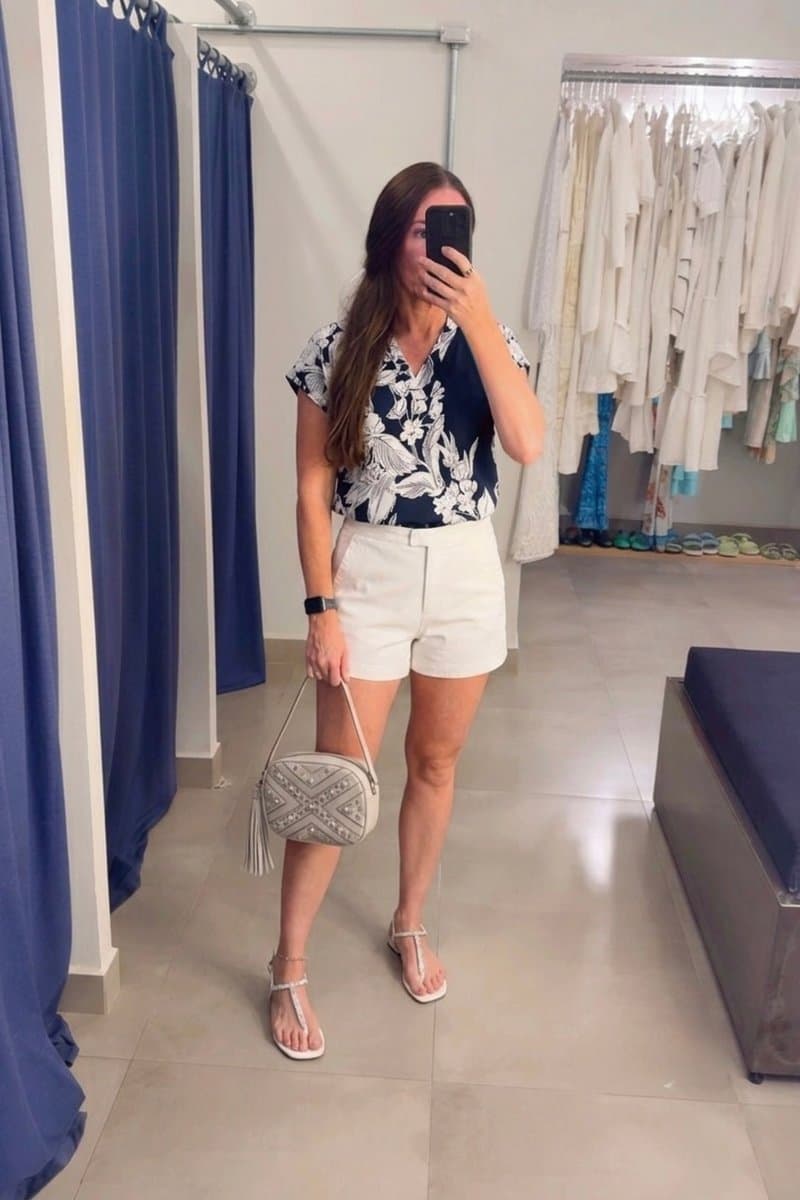 Blusa Estampa Folhagens PB Ak Urban, Preto, tamanho 40 — foto 3