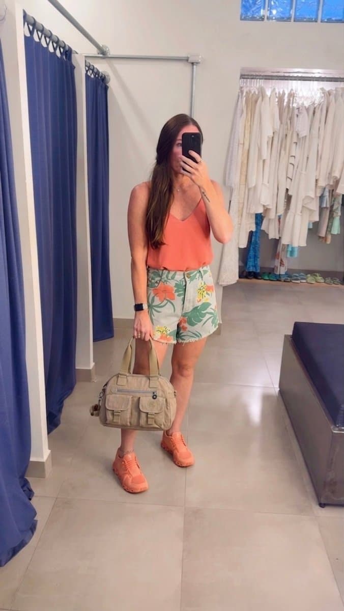 Regata Crepe Goiaba Dress To, Dress To, Coral, tamanho M — foto 3