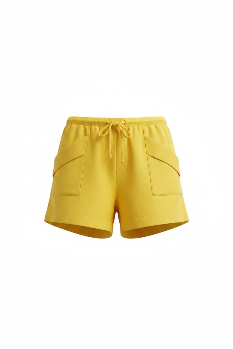 Shorts Amarelo Linho Dress To, Dress To, Amarelo, tamanho M