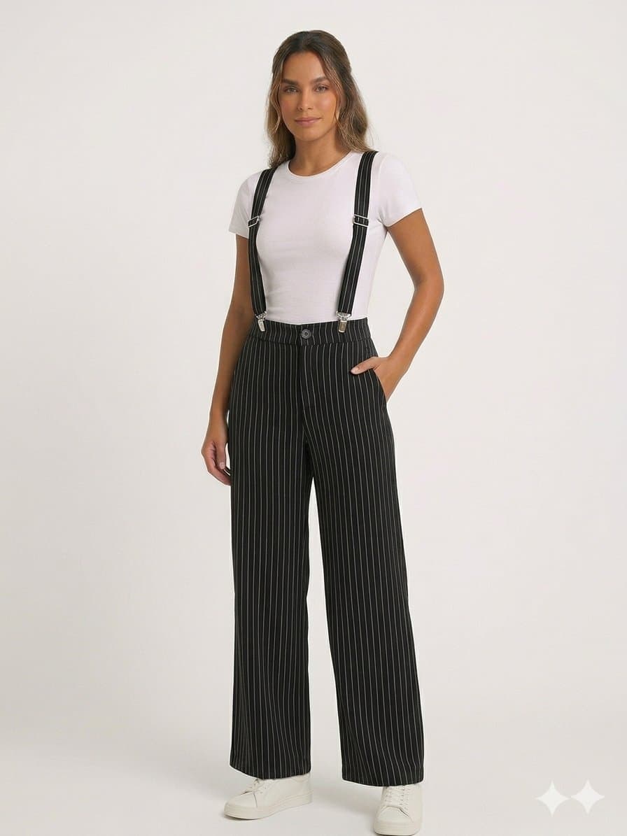 Pantacourt Risca Giz C Suspensorio Bluesteel P, Bluesteel, Preto, tamanho P — foto 4