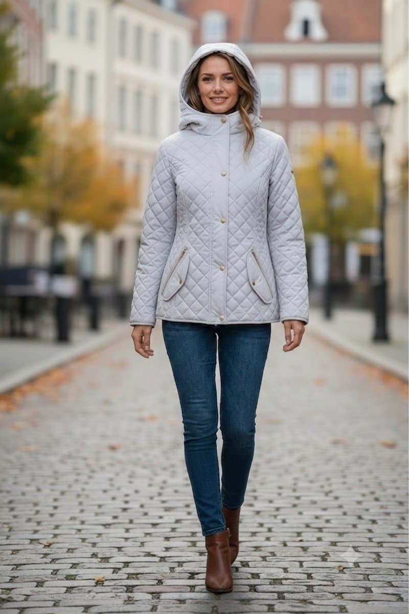 Casaco Nylon Branco Cavalini G, Branco, tamanho G — foto 3