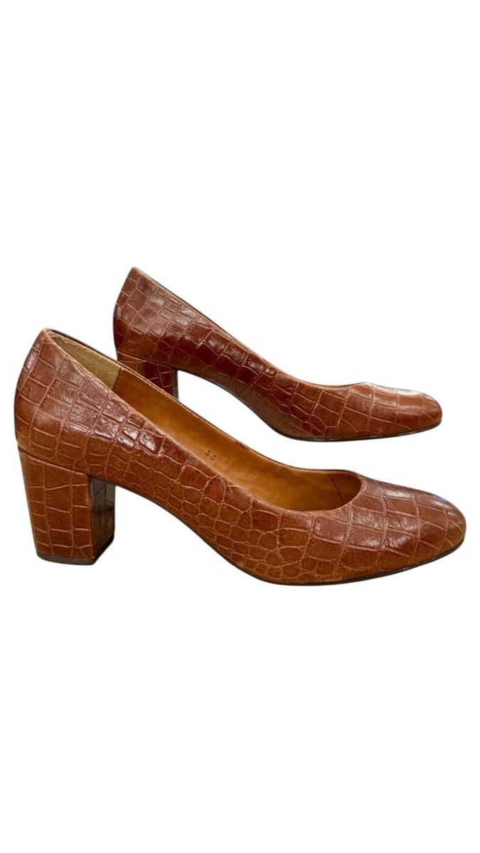 Sapato Croco Marrom Corello 36, Corello, Marrom, tamanho 36