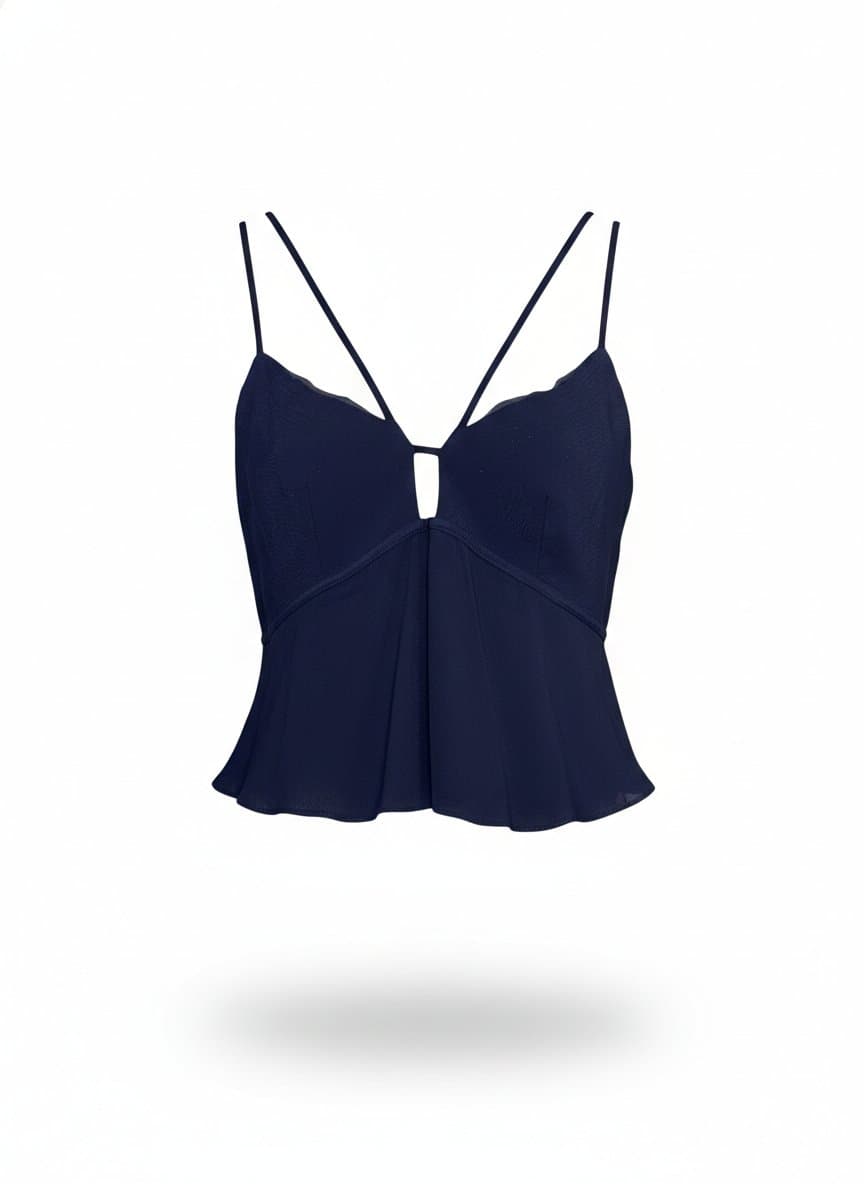 Cropped Marinho Dress To P, Dress To, Azul-marinho, tamanho P