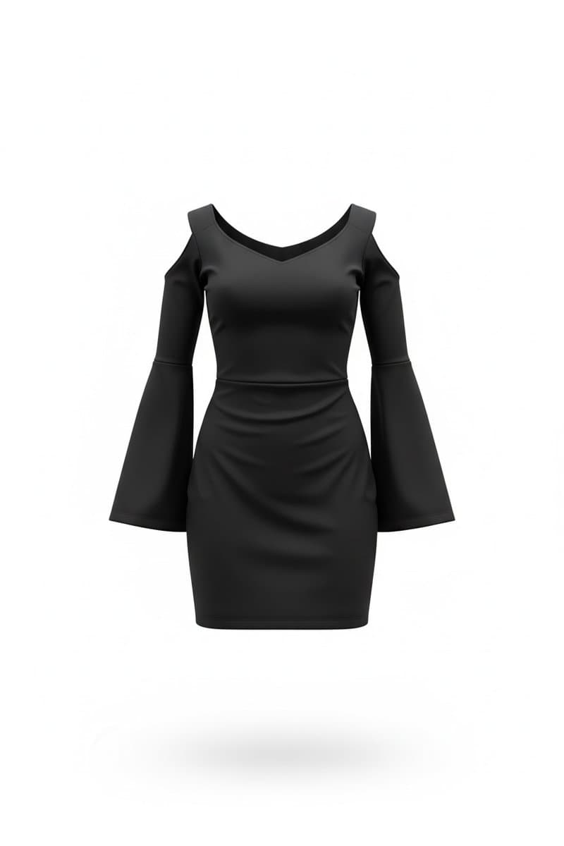 Vestido ML Preto Farm P, Farm, Preto, tamanho P