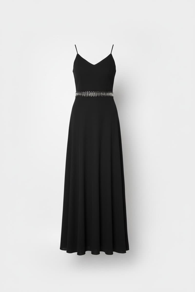 Vestido Longo Preto Bobstore M, Bobstore, Preto, tamanho M
