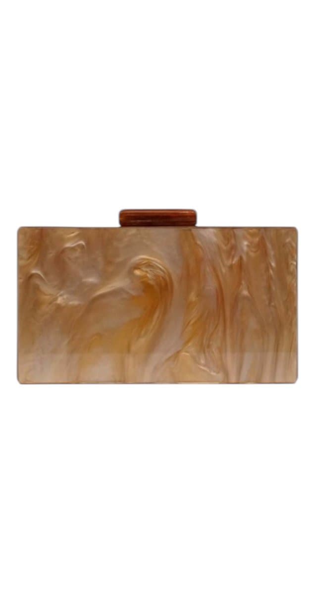 Clutch Pérola Areia, Creme, tamanho UN