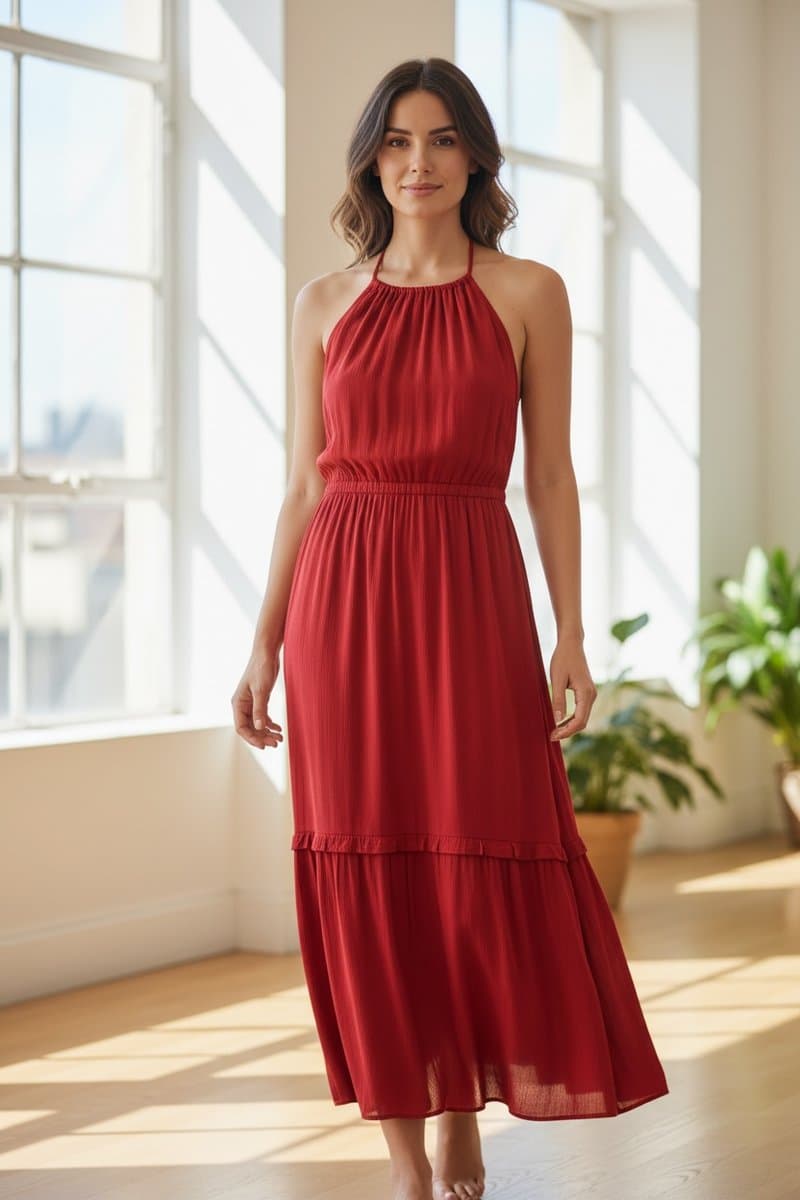 Vestido Longo Pink Costume M, Rosa-chiclete, tamanho M — foto 2