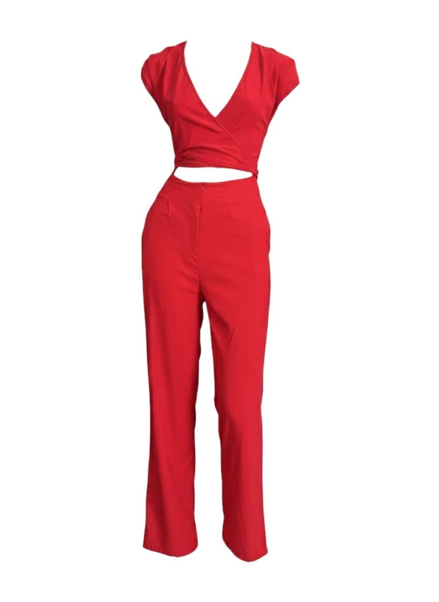 Macacão Vermelho, Vermelho, tamanho P — foto 3