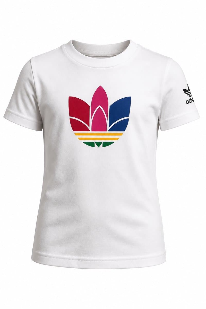 Camiseta Adidas Colors, Adidas, Branco, tamanho 4