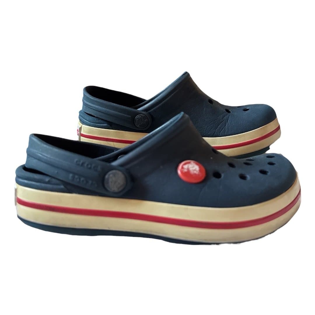 Crocs Marinho, Crocs, Azul-marinho, tamanho C10/11