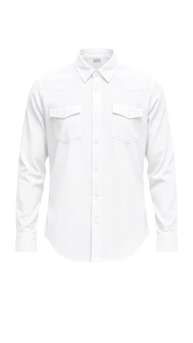 Camisa Off Osklen Botão Pressao, Osklen, Branco, tamanho M