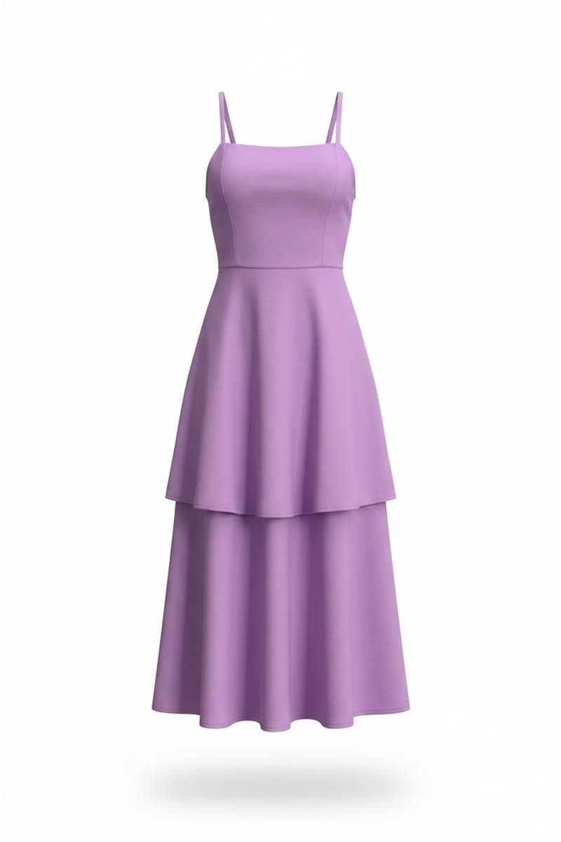 Vestido Longo Roxo Olu Olu, Violeta, tamanho G