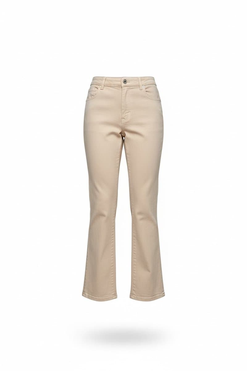 Calça Sarja Ah Flare Bege 40, Bege, tamanho 40