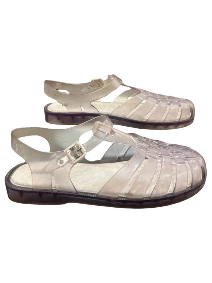 Sandália Transp Melissa 38, Melissa, Cinza, tamanho 38