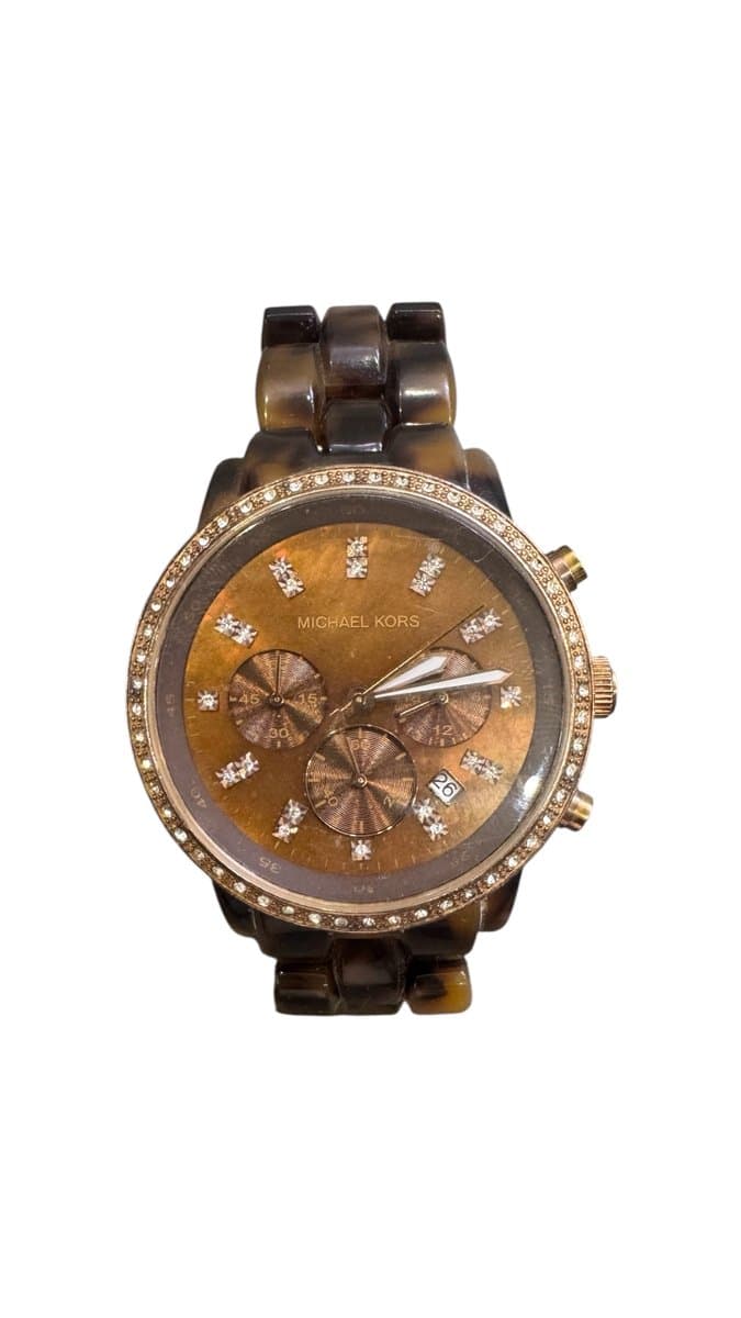 Relógio Michael Kors, Michael Kors, Marrom, tamanho Não informado