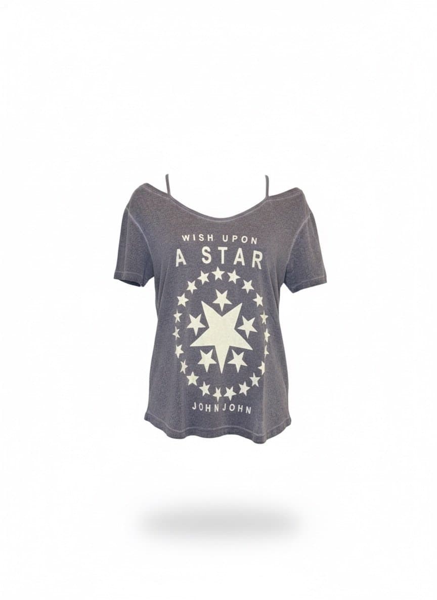 Tee Johnjohn Mescla Star P, John John, Cinza, tamanho P