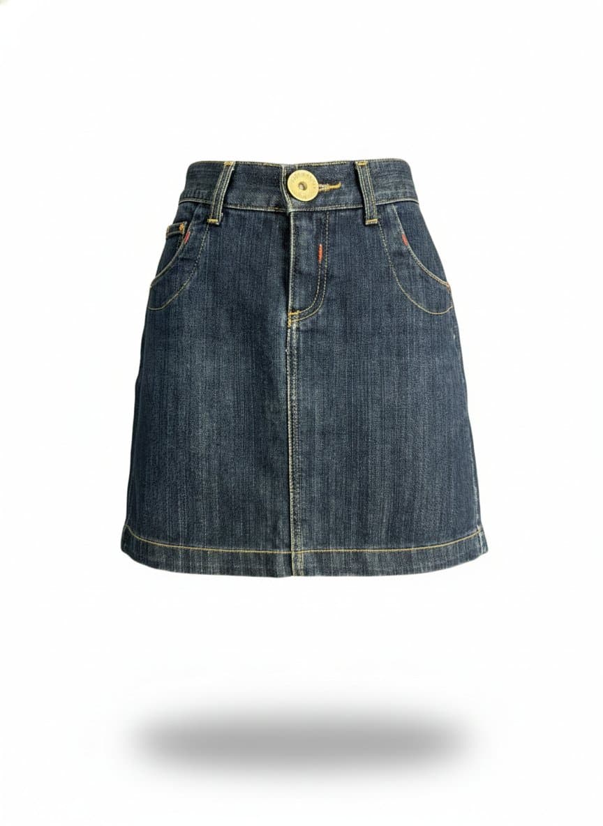 Saia Jeans New Collection 36, Azul, tamanho 36