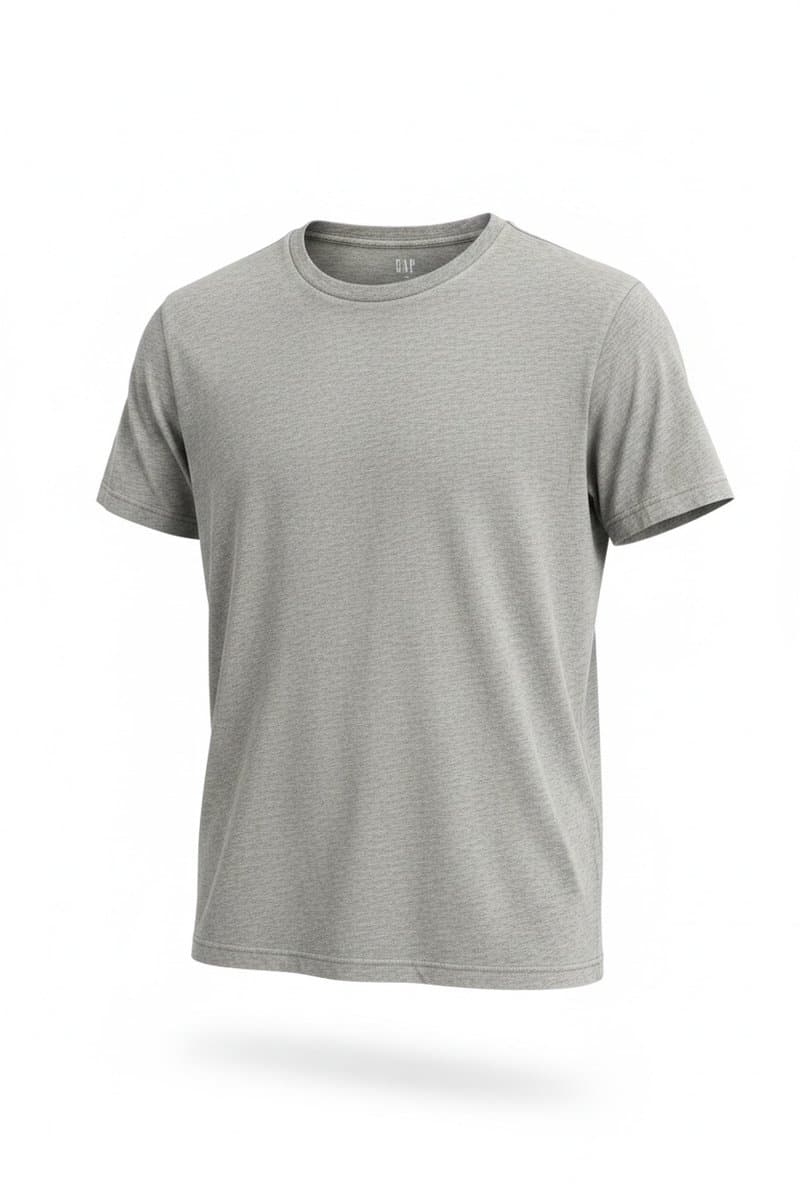 Camiseta Mescla Gap, GAP, Cinza, tamanho M
