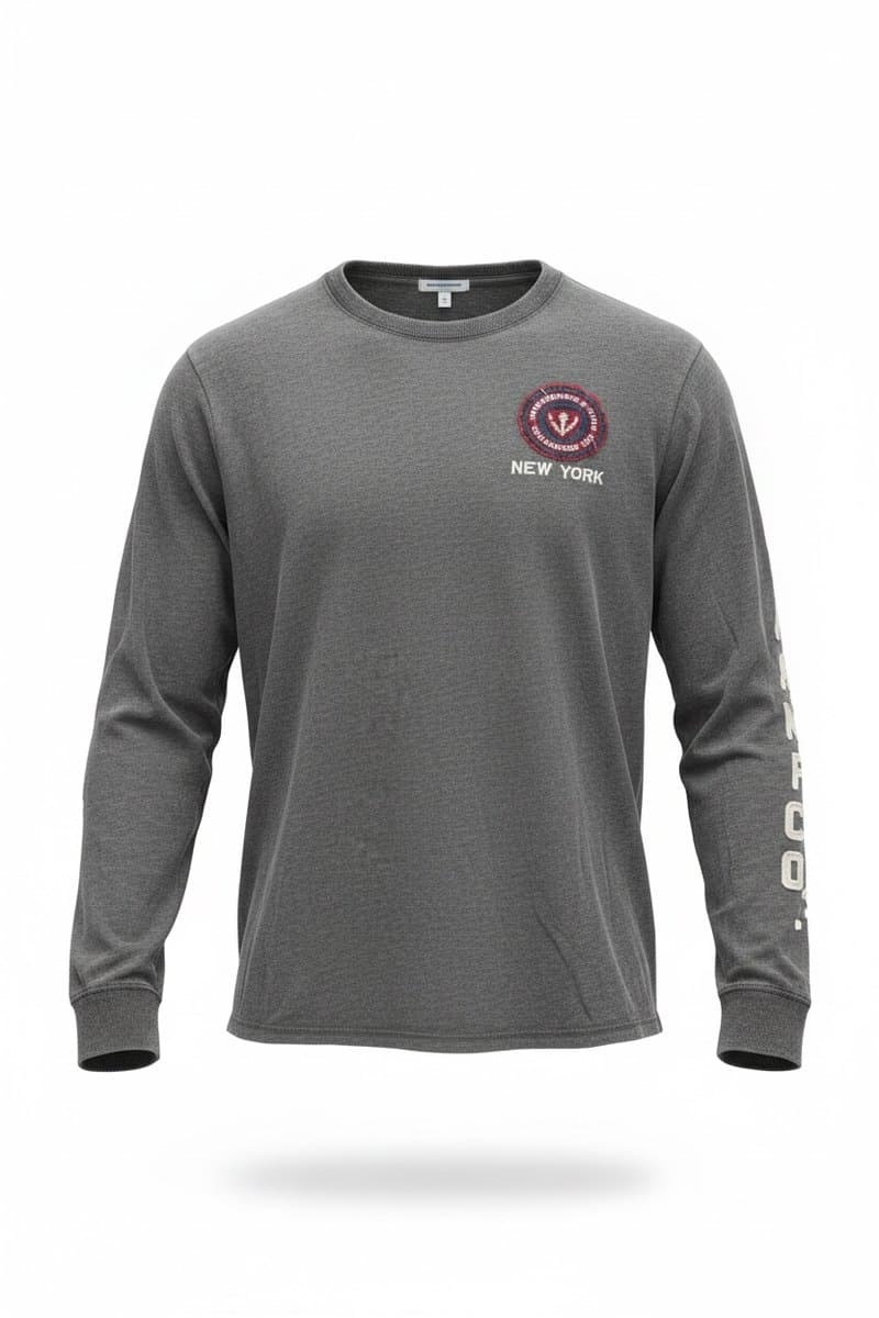 Camiseta ML Chumbo Abercrombie, Abercrombie & Fitch, Cinza-escuro, tamanho XGG