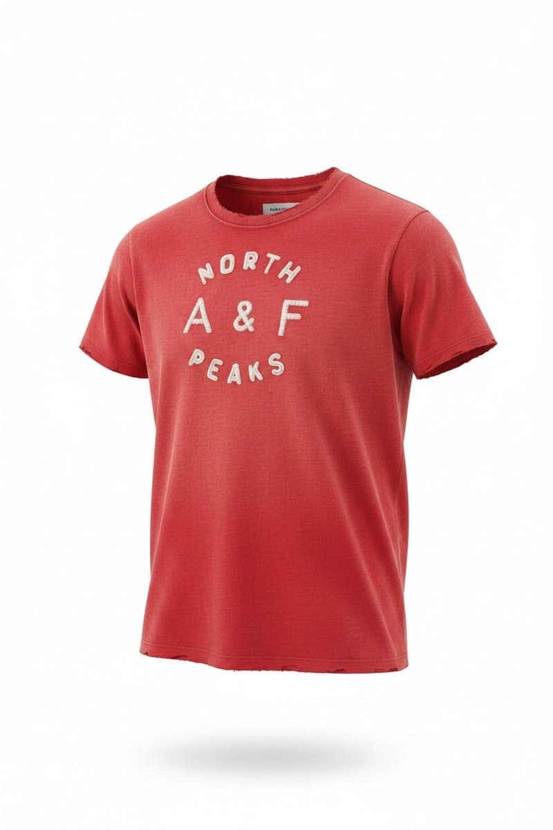 Camiseta Vermelha Abercrombie, Abercrombie & Fitch, Vermelho, tamanho XGG
